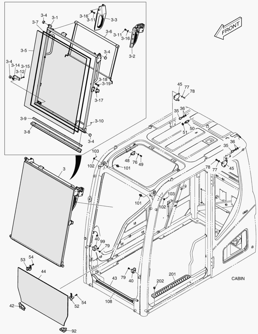 1550 CABIN(2) - SLIDE DOOR