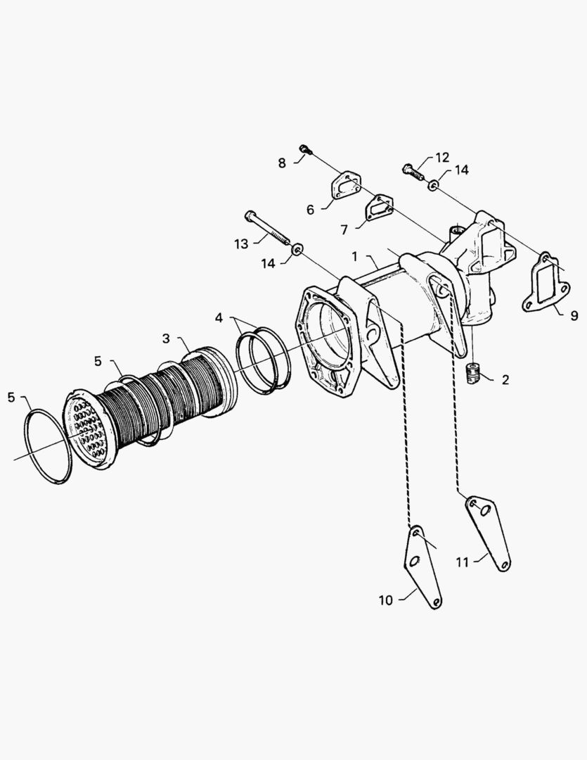 Спецтехника G010-49 OIL COOLER