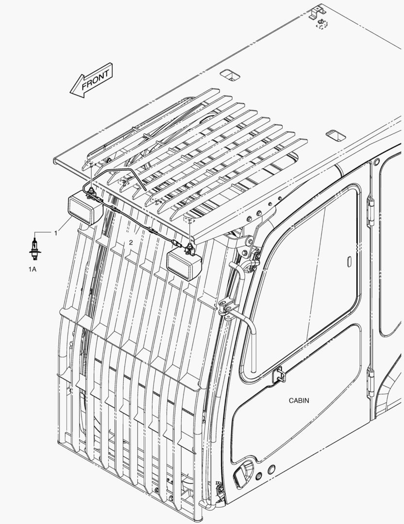 РАБОЧАЯ ФАРА(2-ЛАМПЫ)