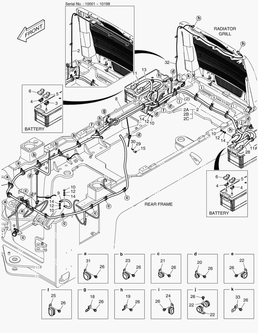 1480 ELECTRIC PARTS - WIRING HARNESS [10001~10310]