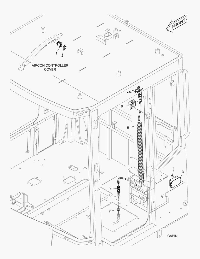 6070 AIR COMPRESSOR MOUNTING - ELECTRIC