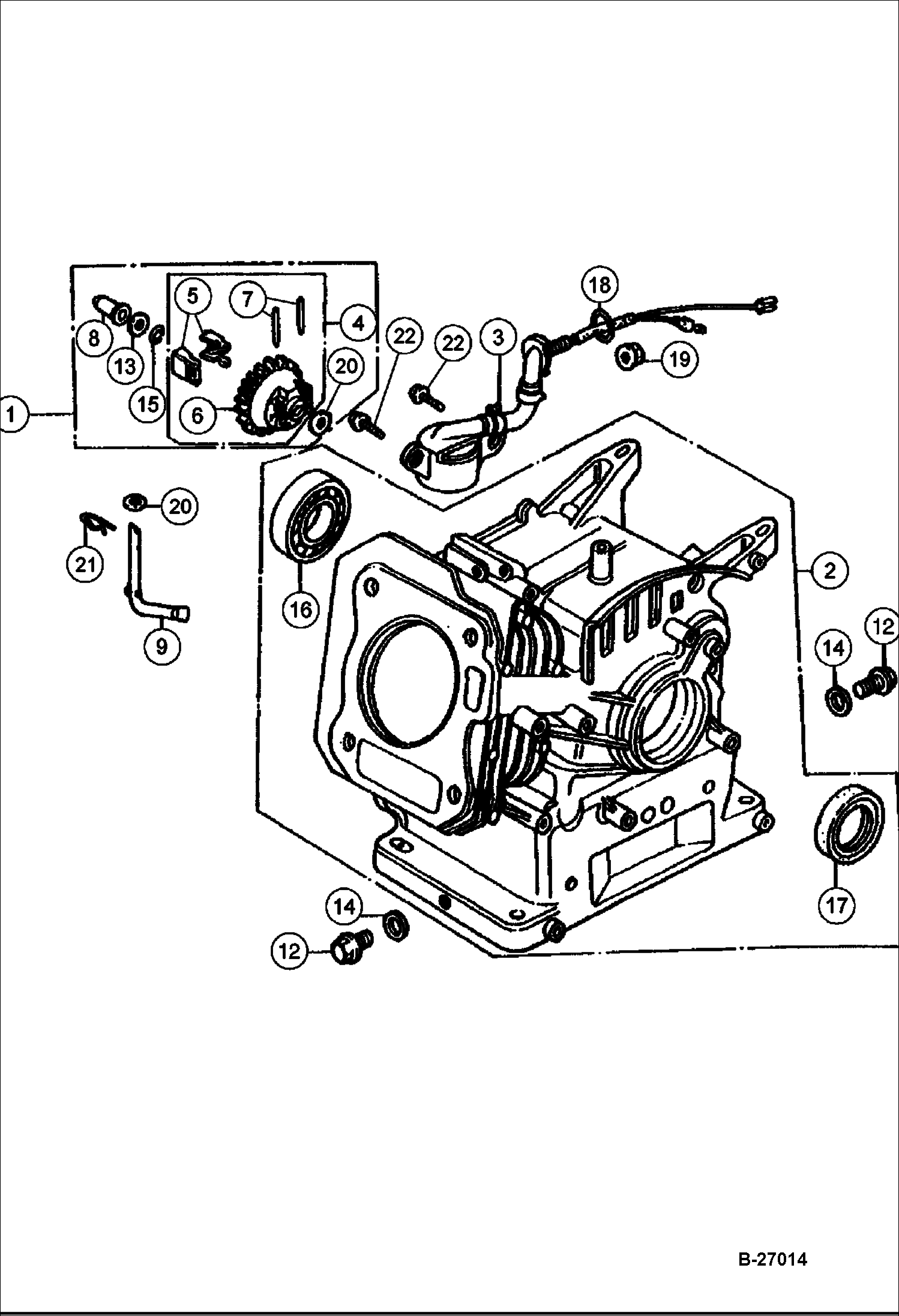 ДВИГАТЕЛЬ (РЕГУЛЯТОР ОБОРОТОВ) BC19, BC22
