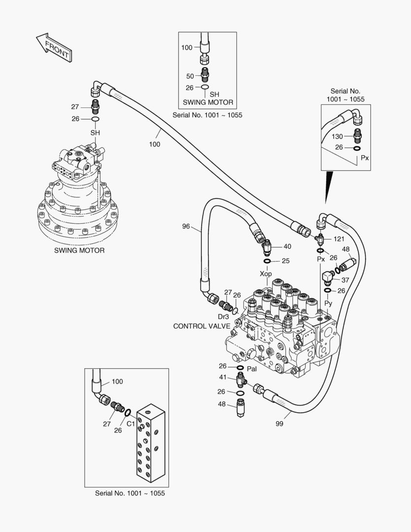ТРУБОПРОВОД СЕРВОУПРАВЛЕНИЯ(7)