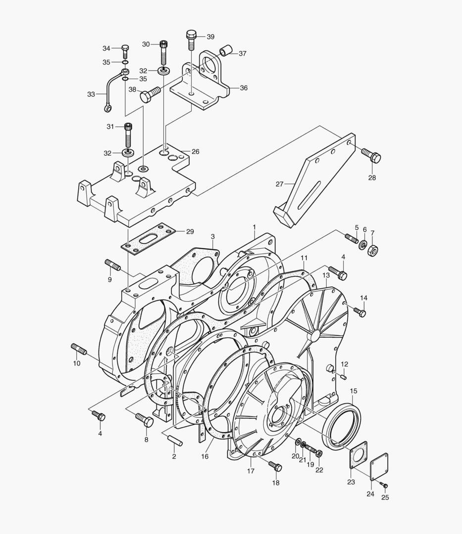 КАРТЕР РАСПРЕДЕЛИТЕЛЬНЫХ ШЕСТЕРЕН