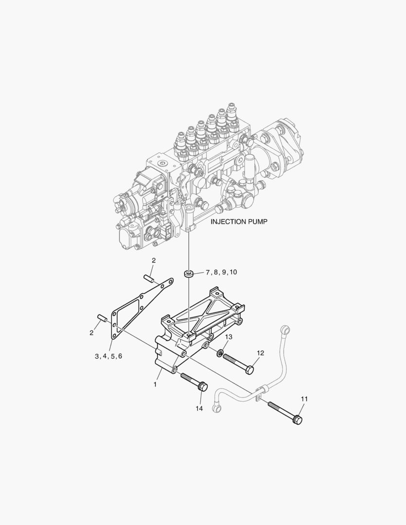 035 INJECTION PUMP MOUNTING