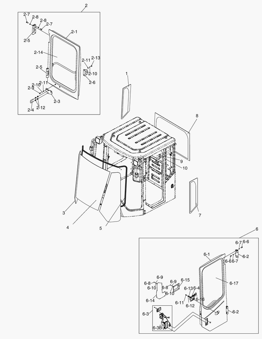 Спецтехника 6110 TINED GLASS ASSY [10481~] - главное фото