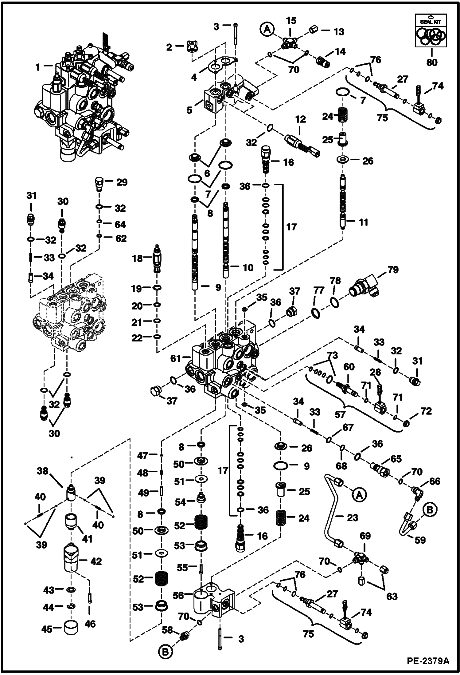 ГИДРАВЛИЧЕСКИЙ РЕГУЛИРУЮЩИЙ КЛАПАН (РУКОВОДСТВО ПО УПРАВЛЕНИЮ) (СЕРИЙНЫЙ НОМЕР A5GS20001 - A5GS34999, A5GT20001 - A5GT34999)