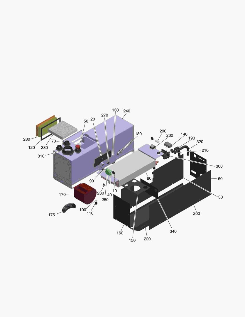 G380-6 AIR HEATING UNIT [~ CAB0234]