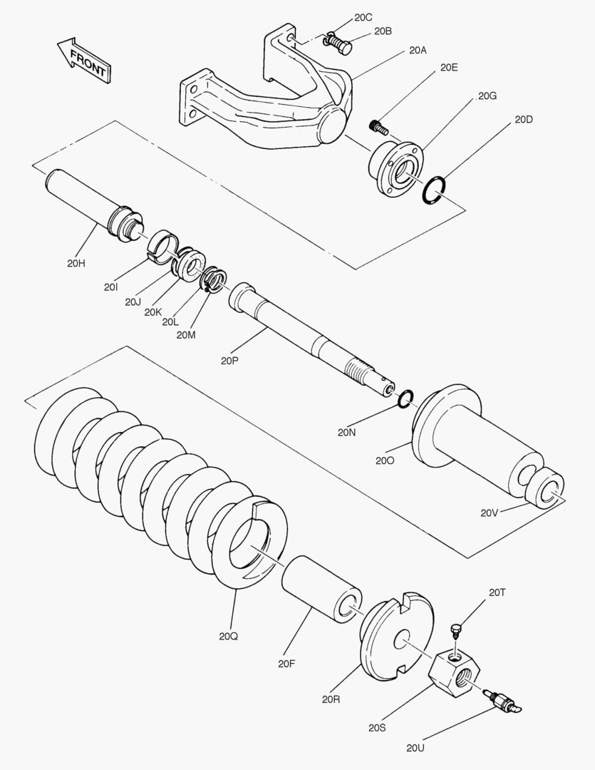ПРУЖИНЫ ГУСЕНИЦЫ