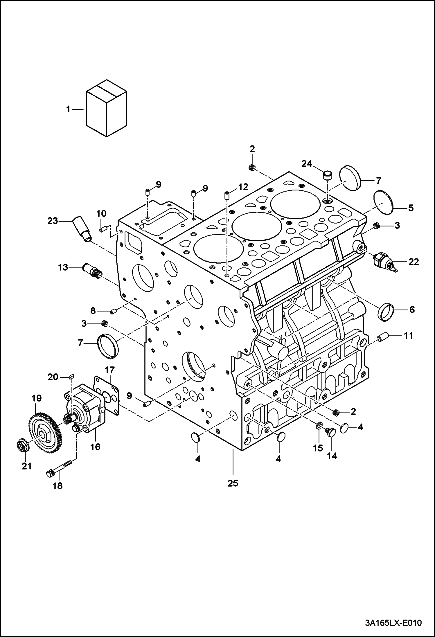 БЛОК ЦИЛИНДРОВ В СБОРЕ