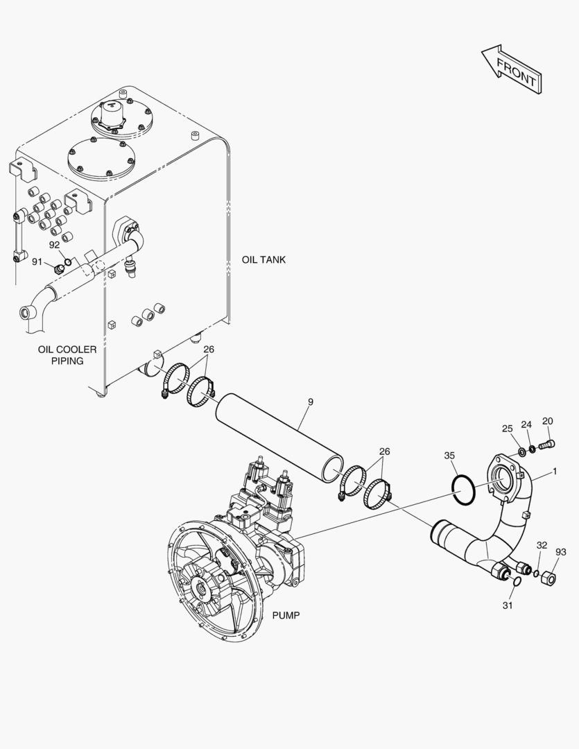 ТУБОПРОВОД МАСЛЯНОГО РАДИАТОРА(1)