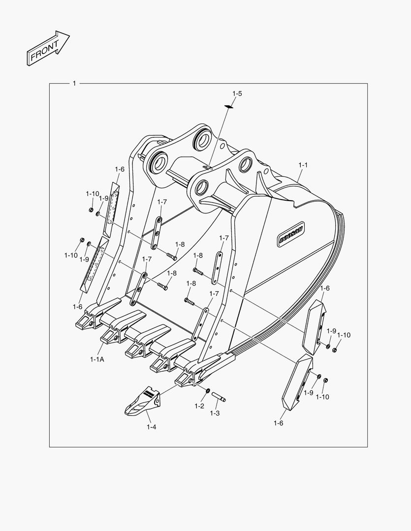 6730 BUCKET ASS`Y - 3.75mВі - S CLASS