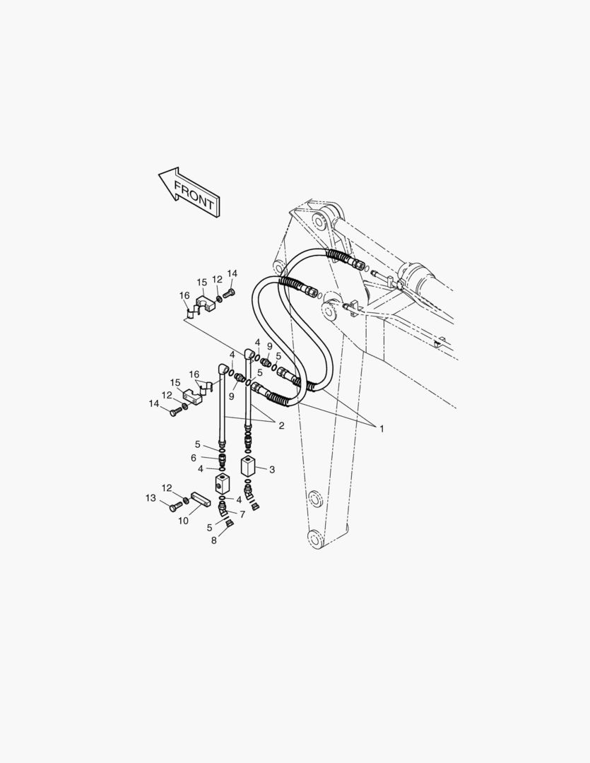 Спецтехника 6520 ARM PIPING-ARM 2.6m(ONE & TWO WAY) - главное фото