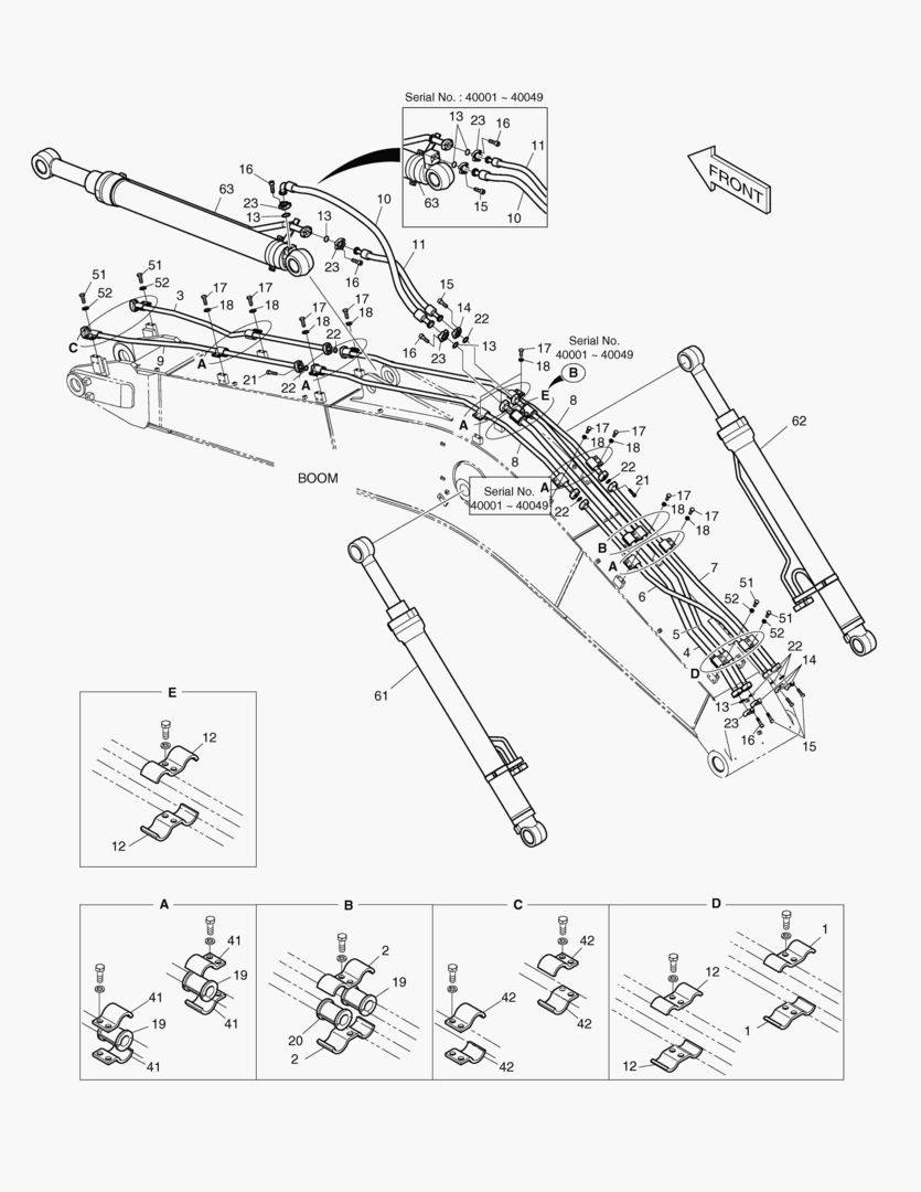 ГИДРОСИСТЕМА СТРЕЛЫ - СТРЕЛА 5.2 м
