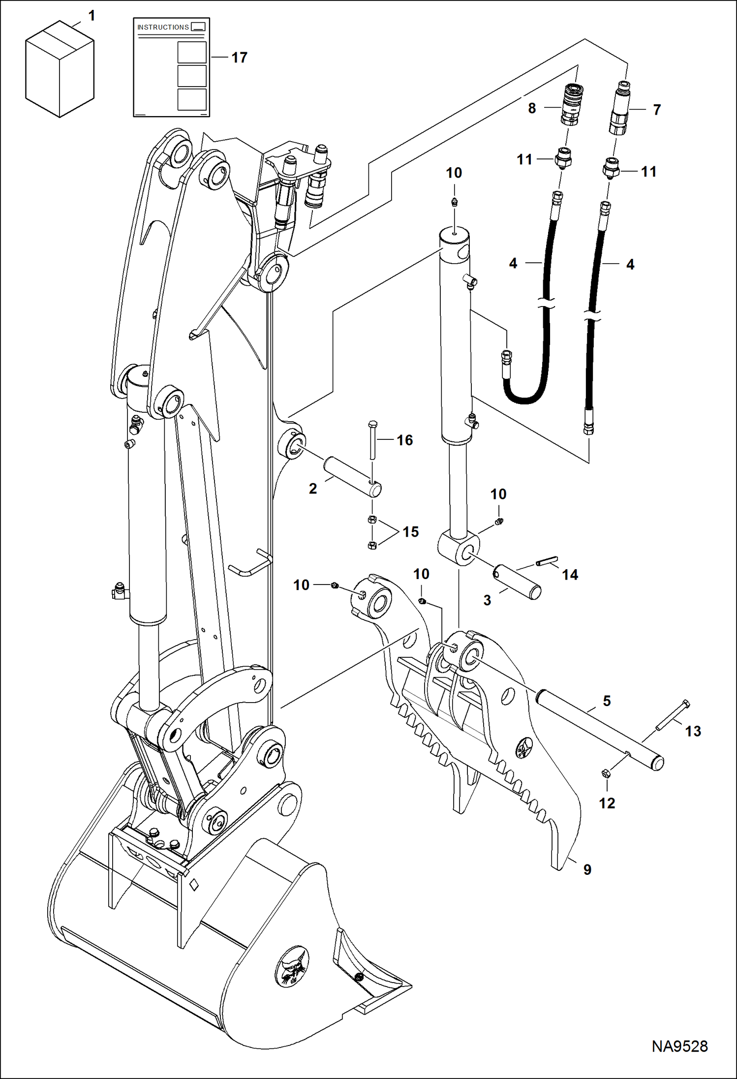 ЗАЖИМ (ДЛИННАЯ РУКОЯТЬ) (AHJV)