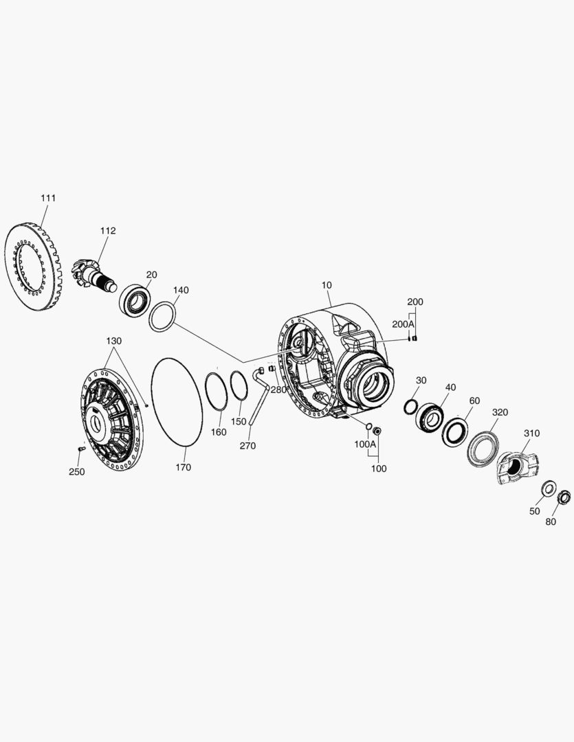 3710 DIFFERENTIAL CARRIER - FRONT AXLE(DHL) [10084~]
