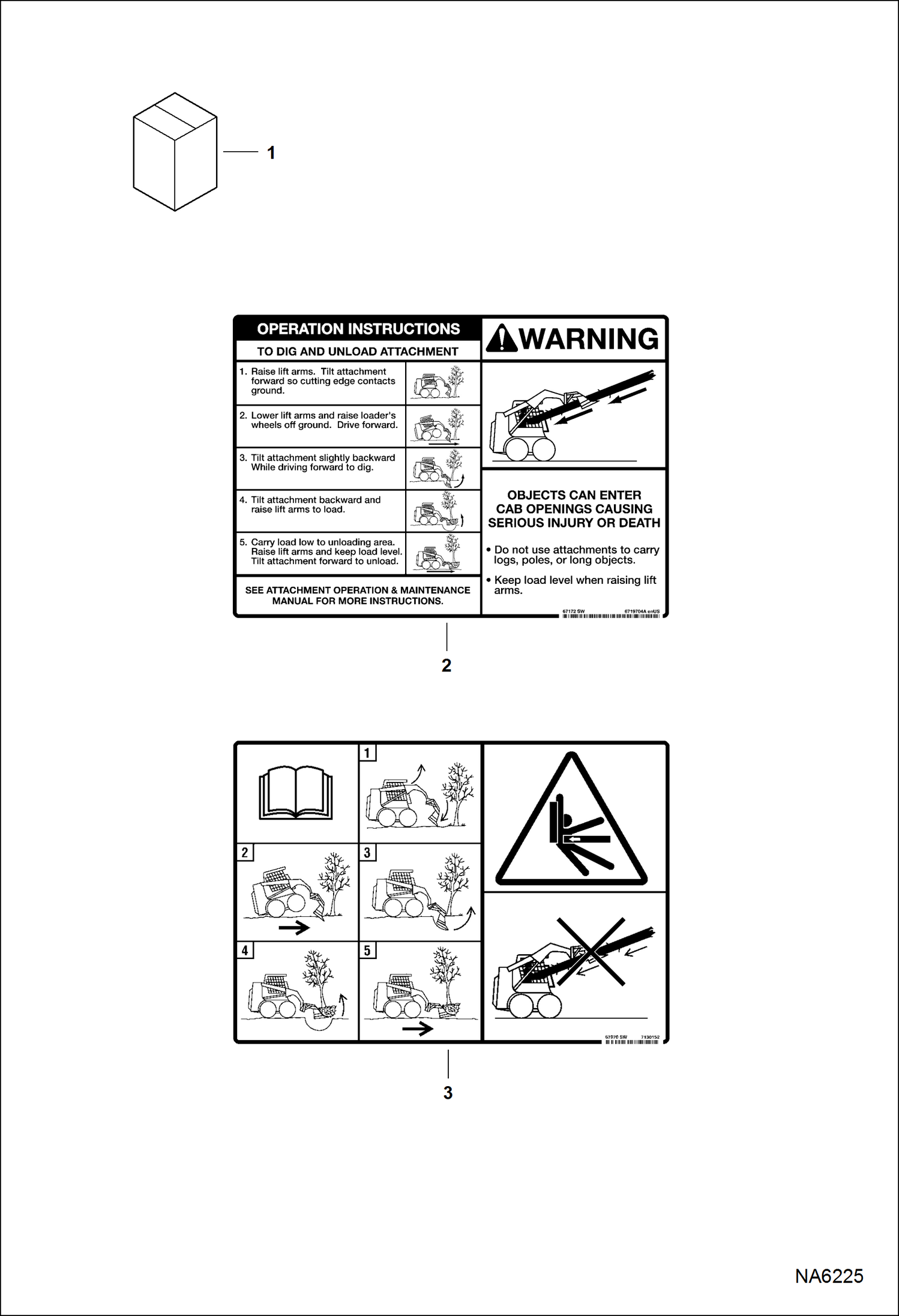 КОРЧЕВАТЕЛЬ (ПРЕДУПРЕЖДАЮЩИЕ ТАБЛИЧКИ) (БЕЗ ТЕКСТА)