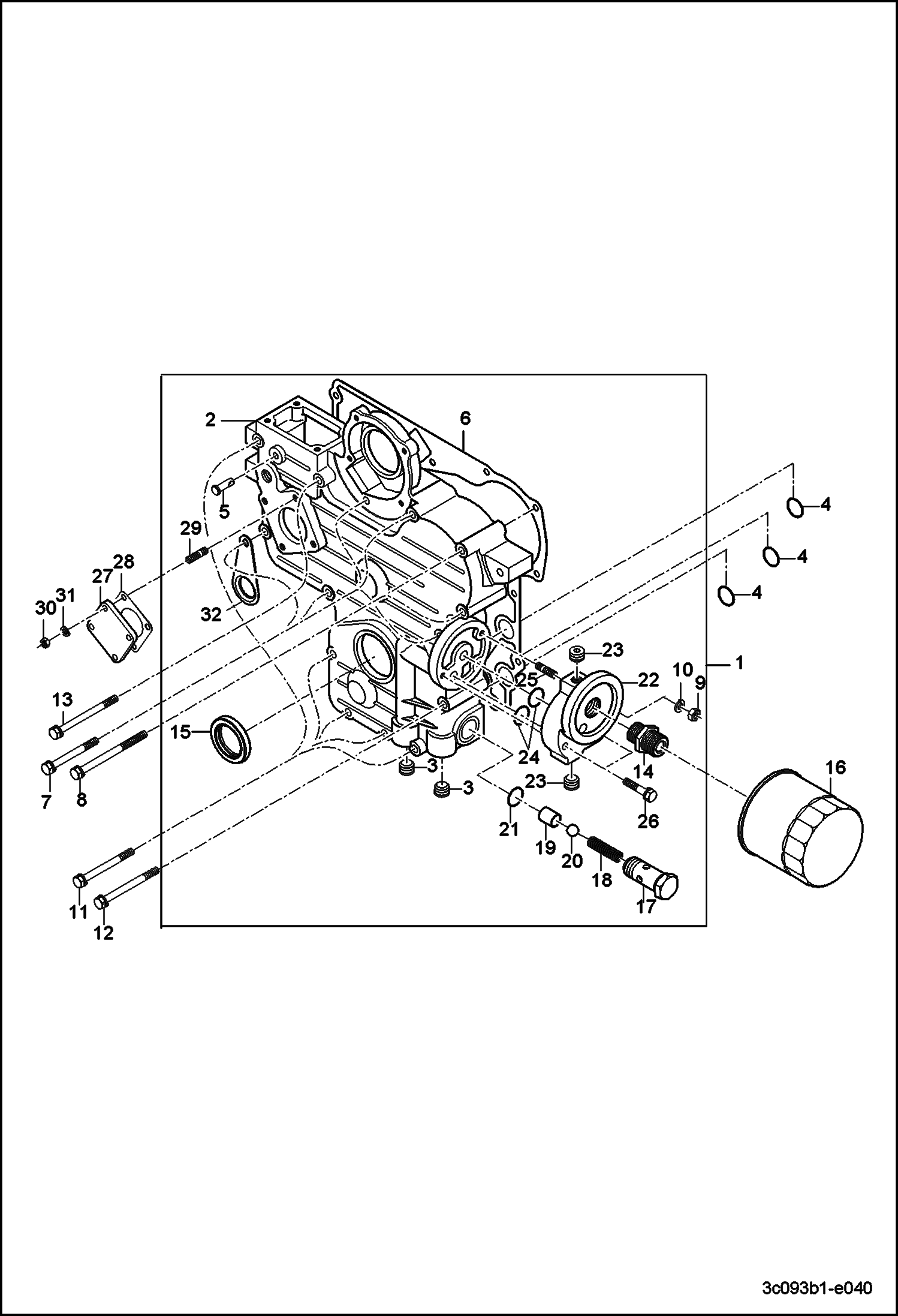 КАРТЕР КОРОБКИ ПЕРЕДАЧ