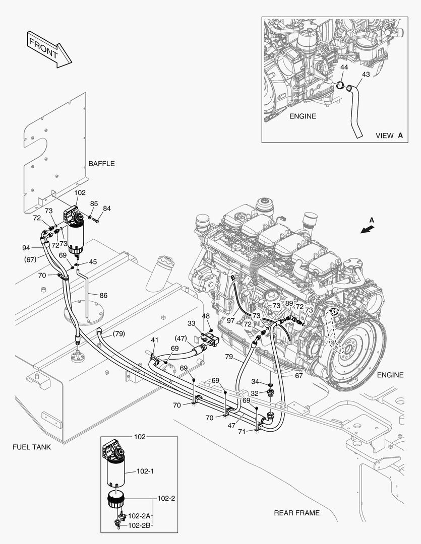 1150 ENGINE MOUNTING(3)