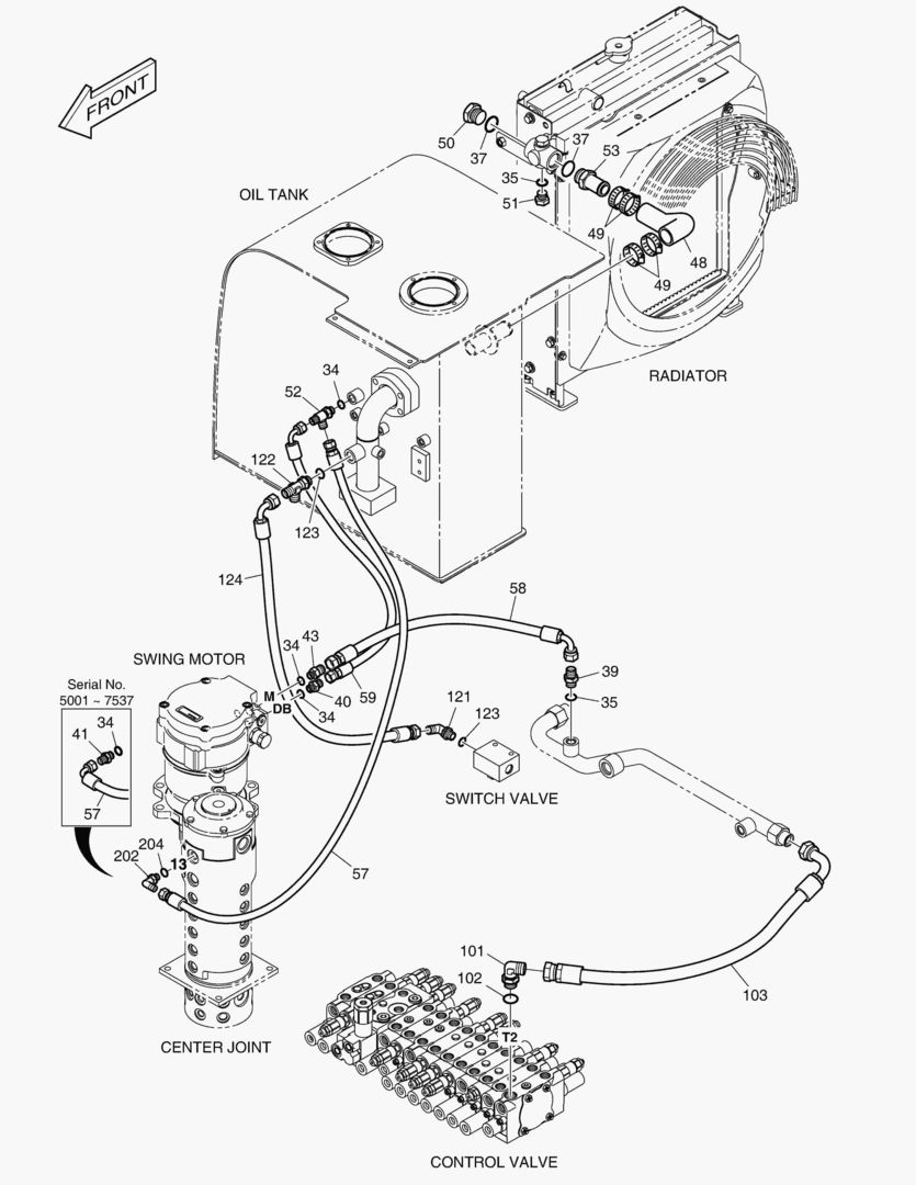 ТУБОПРОВОД МАСЛЯНОГО РАДИАТОРА(1)