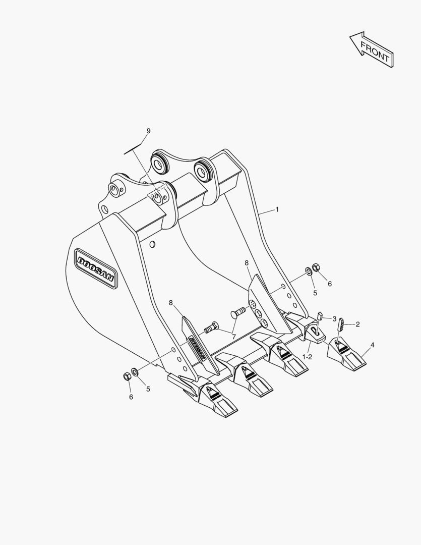 6620 BUCKET ASSВґY - 0.28mВі - G CLASS