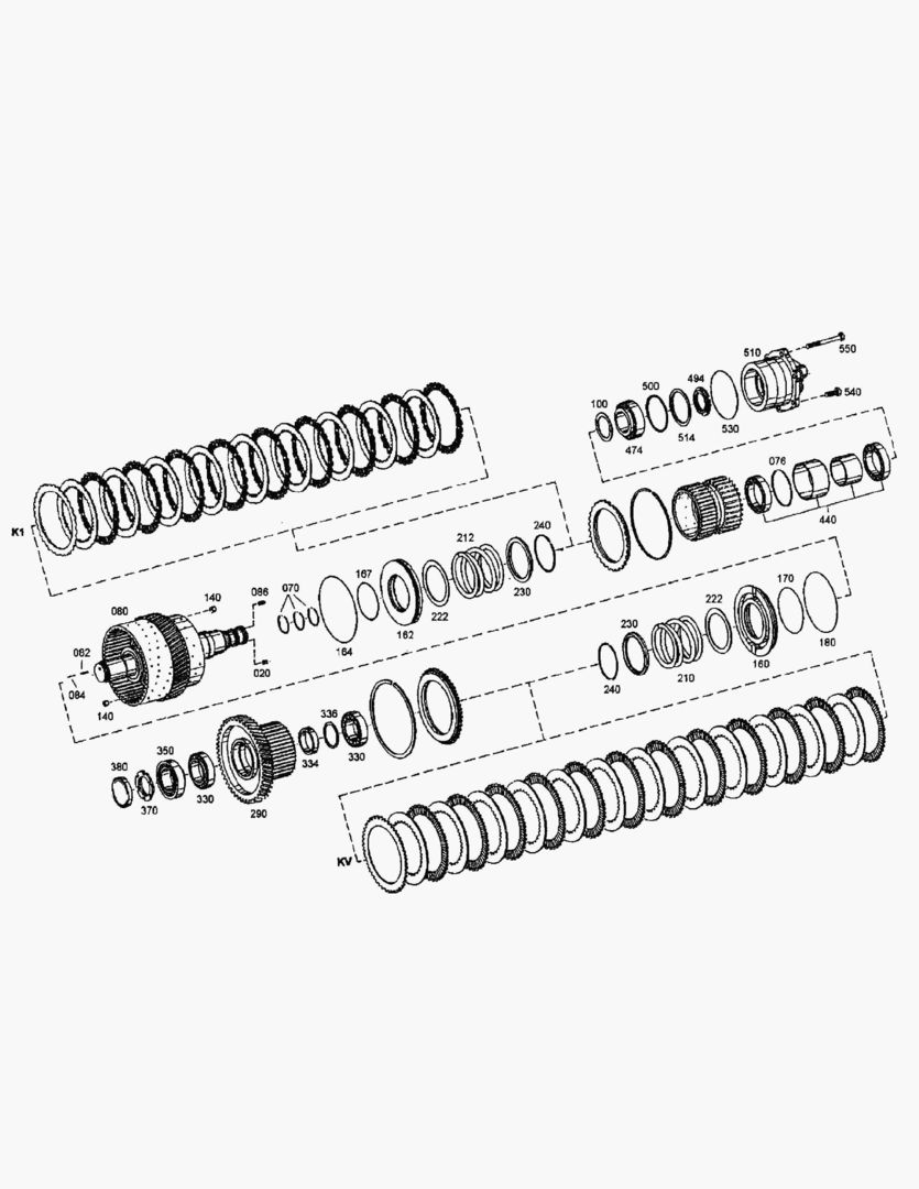 Схема G020-29 COUPLING KV + K1 [513055~513086]