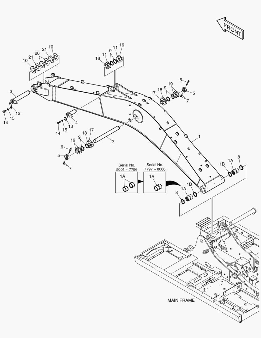 СТРЕЛА - 5.7 м - ГИДРАВЛИЧЕСКОГО ТИПА