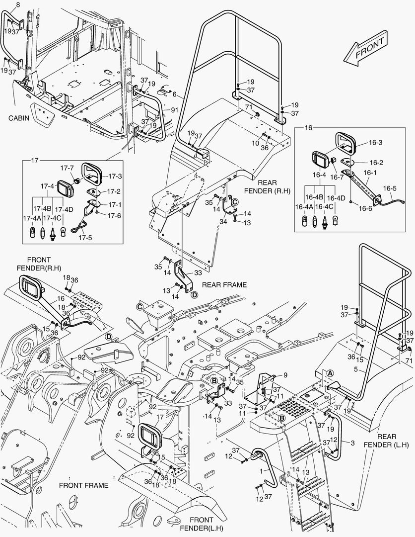 1630 FENDER & LADDER