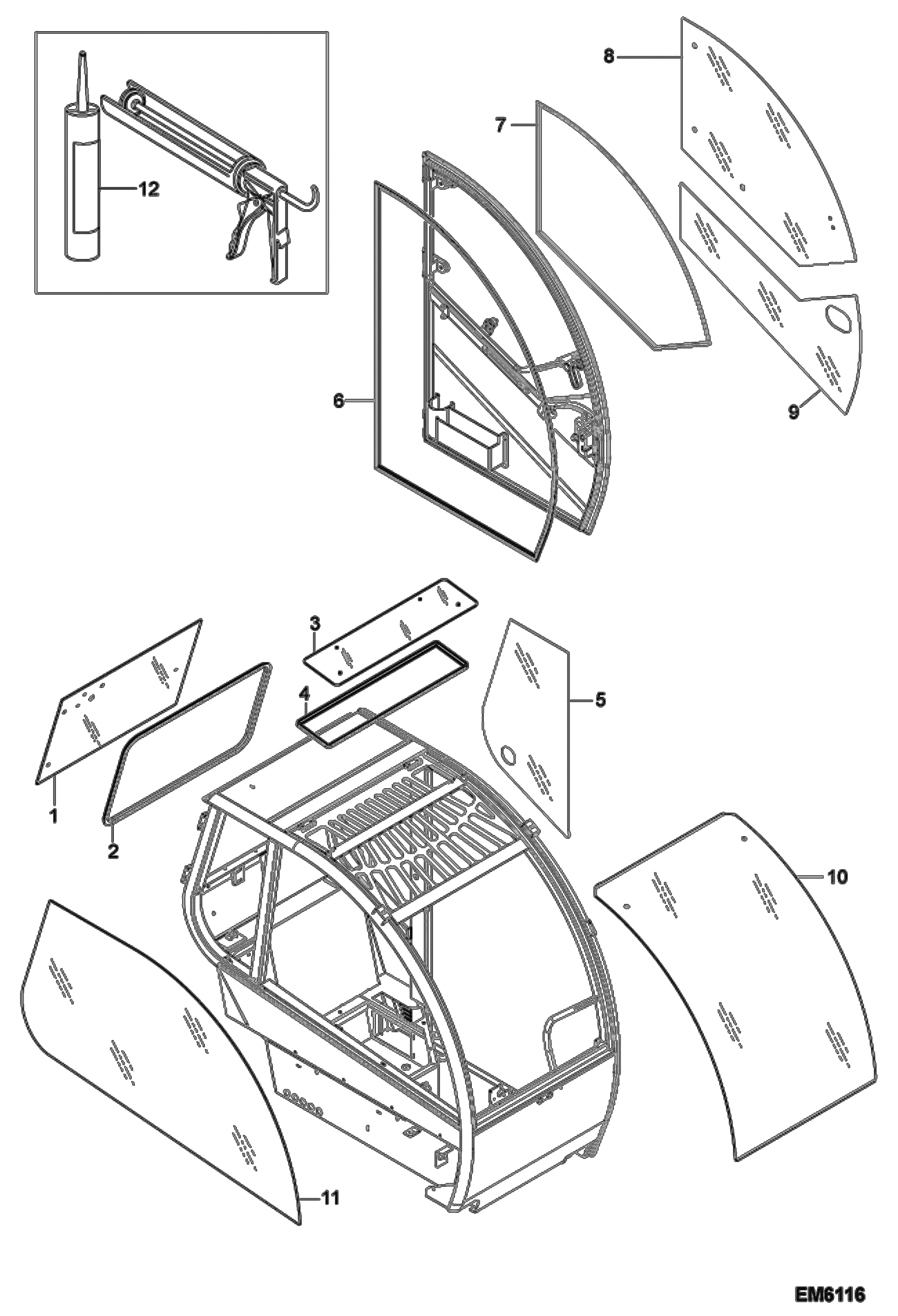 КАБИНА ВОДИТЕЛЯ (ОКНА)