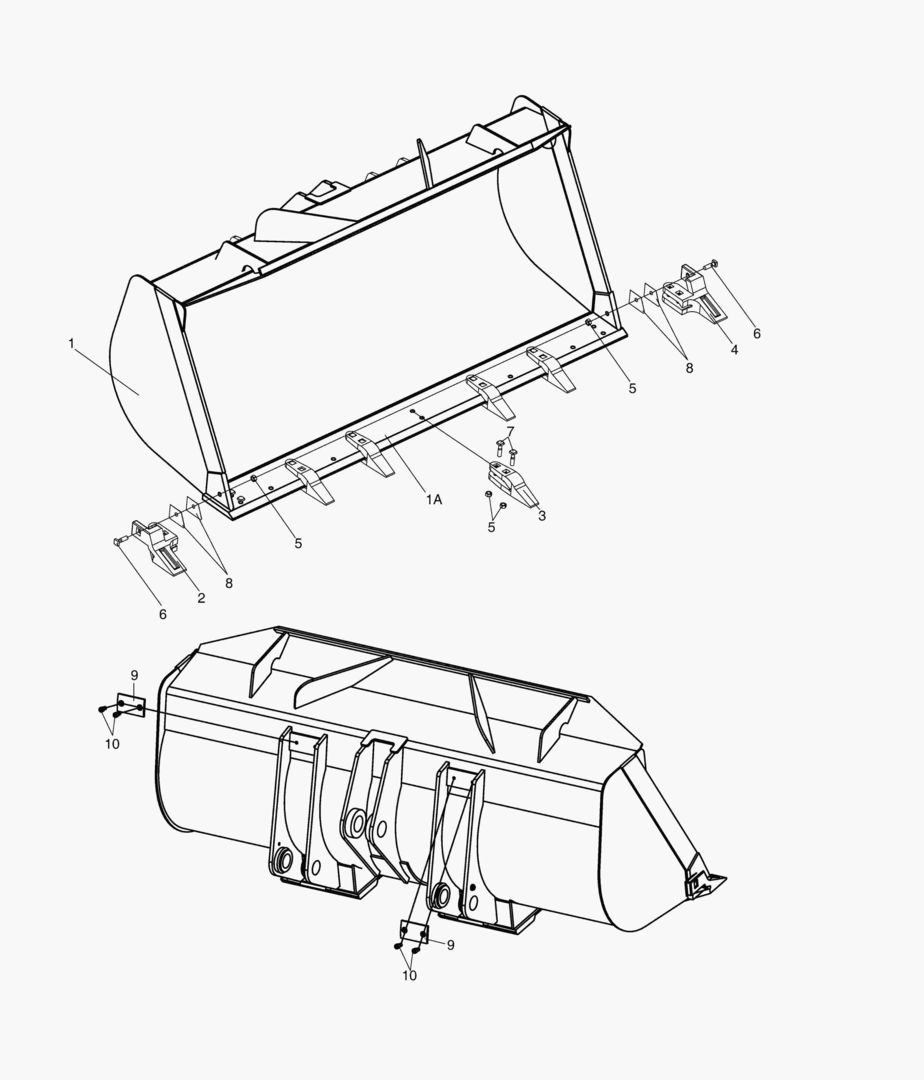 2110 BUCKET ASS`Y - 2.7mВі