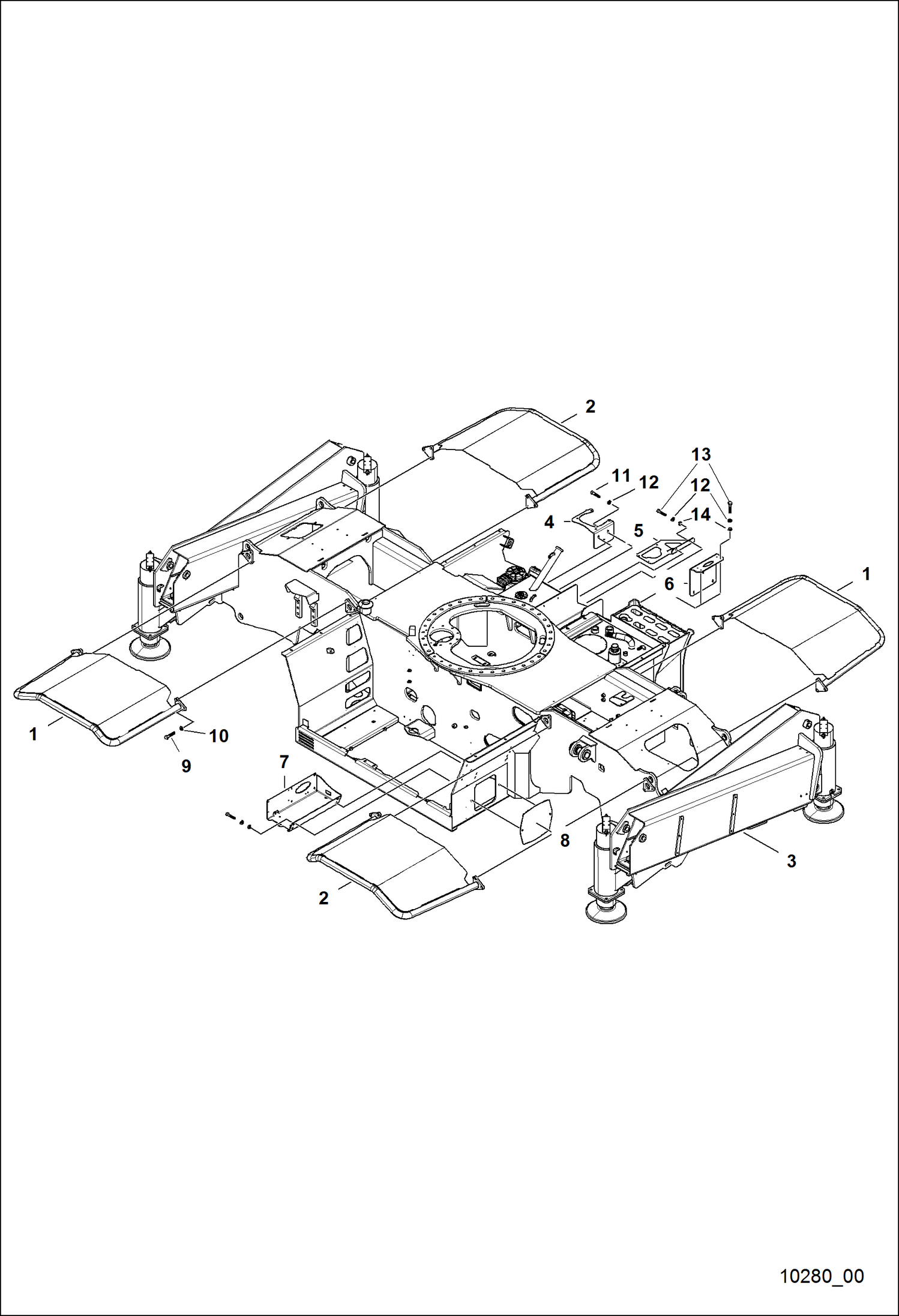 ШАССИ С КРЫШКОЙ И КРОНШТЕЙНЫ - 1