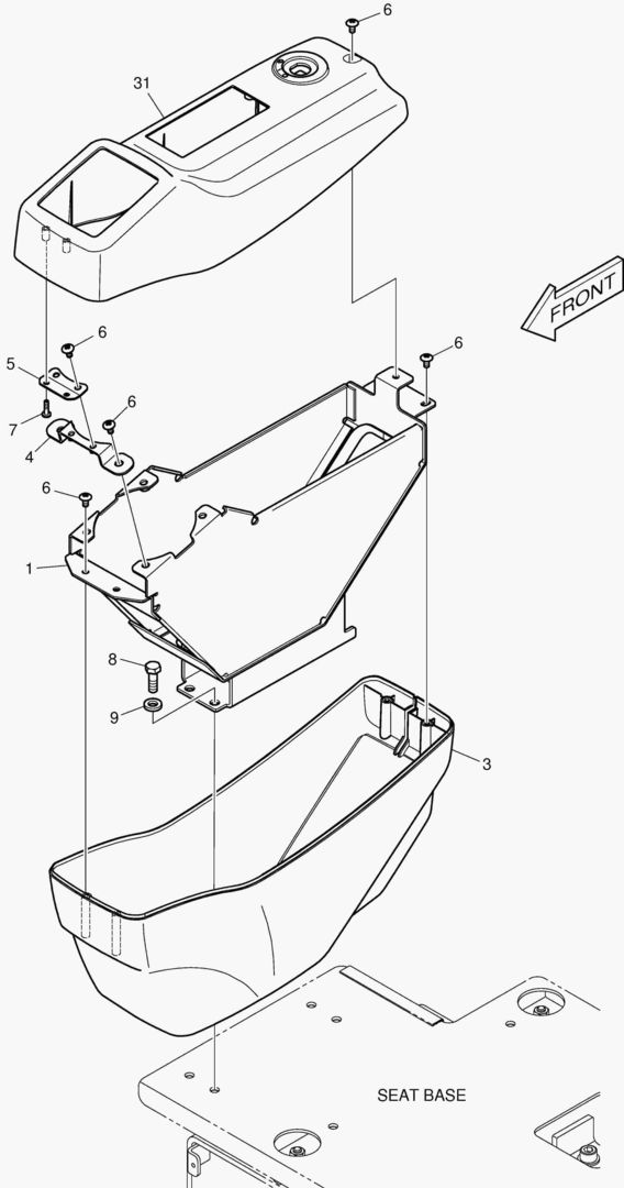 ПУЛЬТ УПРАВЛЕНИЯ - ПРАВОСТОРОННИЙ