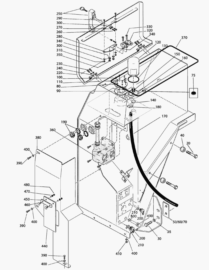 Спецтехника G200-4 HYDRAULIC TANK