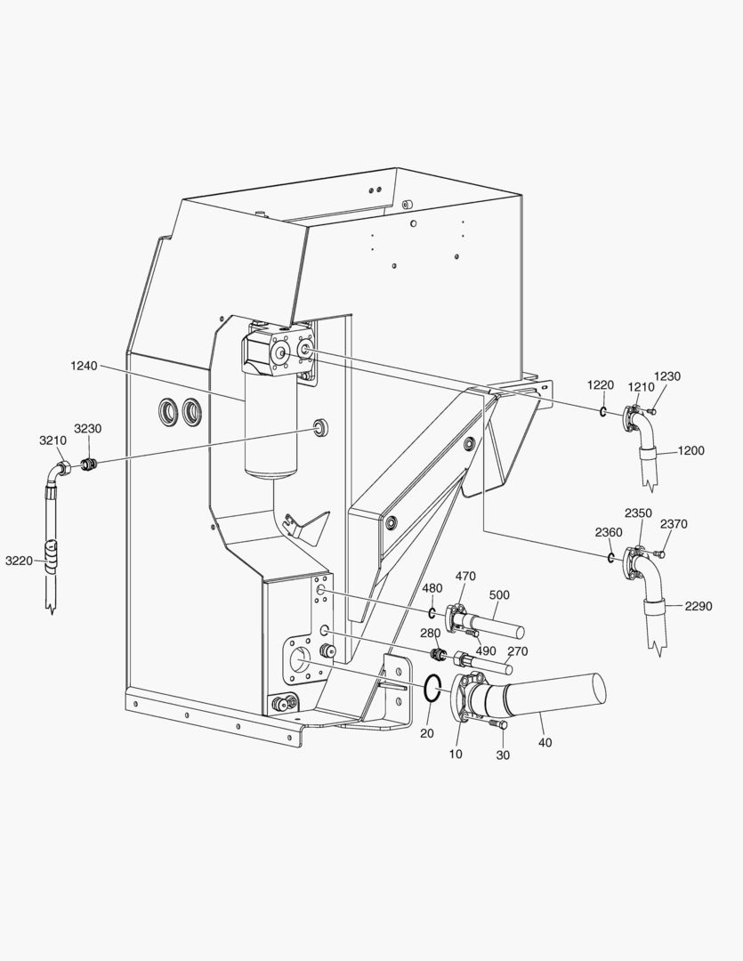 G190-20 HYDRAULIC TANK
