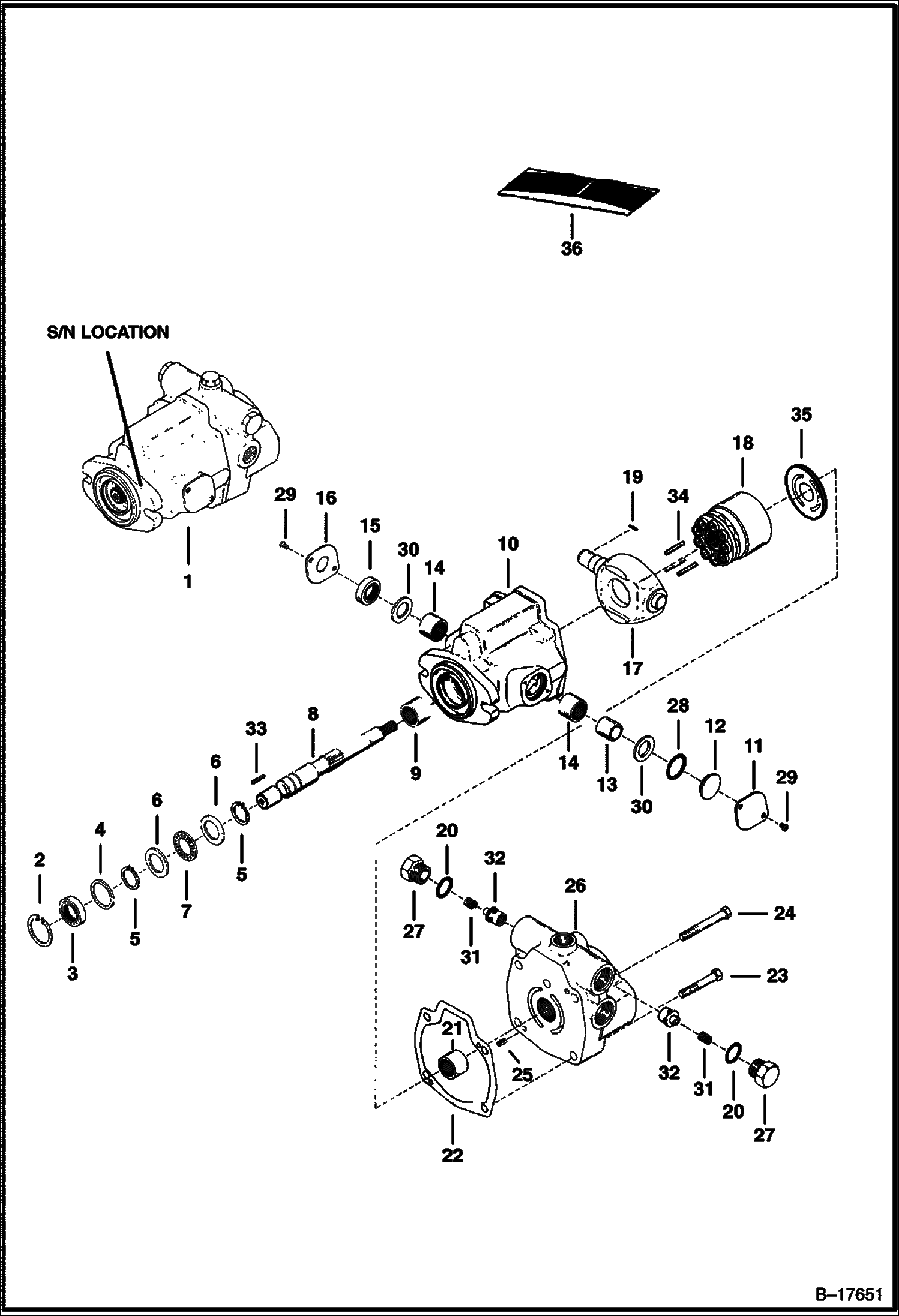 ГИДРОСТАТИЧЕСКИЙ НАСОС (КОНСОЛЬНЫЙ ШКИВ) (СЕРИЙНЫЙ НОМЕР 561711932 И НИЖЕ, СЕРИЙНЫЙ НОМЕР 562011283 И НИЖЕ)