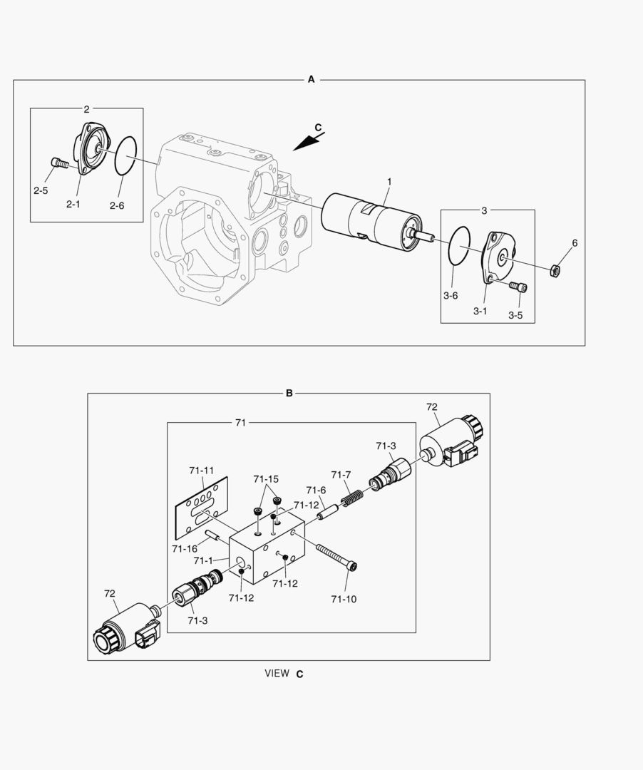 3240 HST PUMP - CONTROL