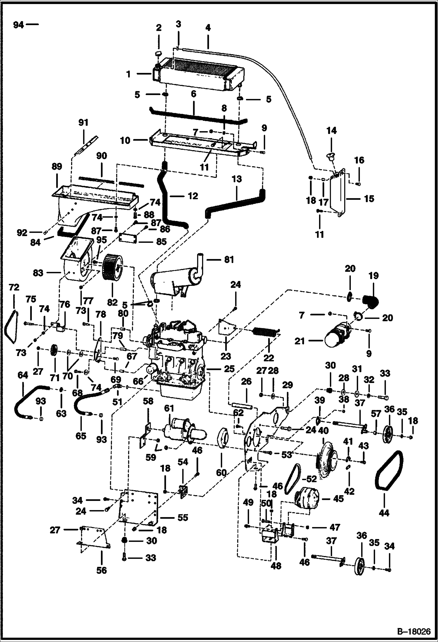 ДВИГАТЕЛЬ И КРЕПЕЖНЫЕ ДЕТАЛИ