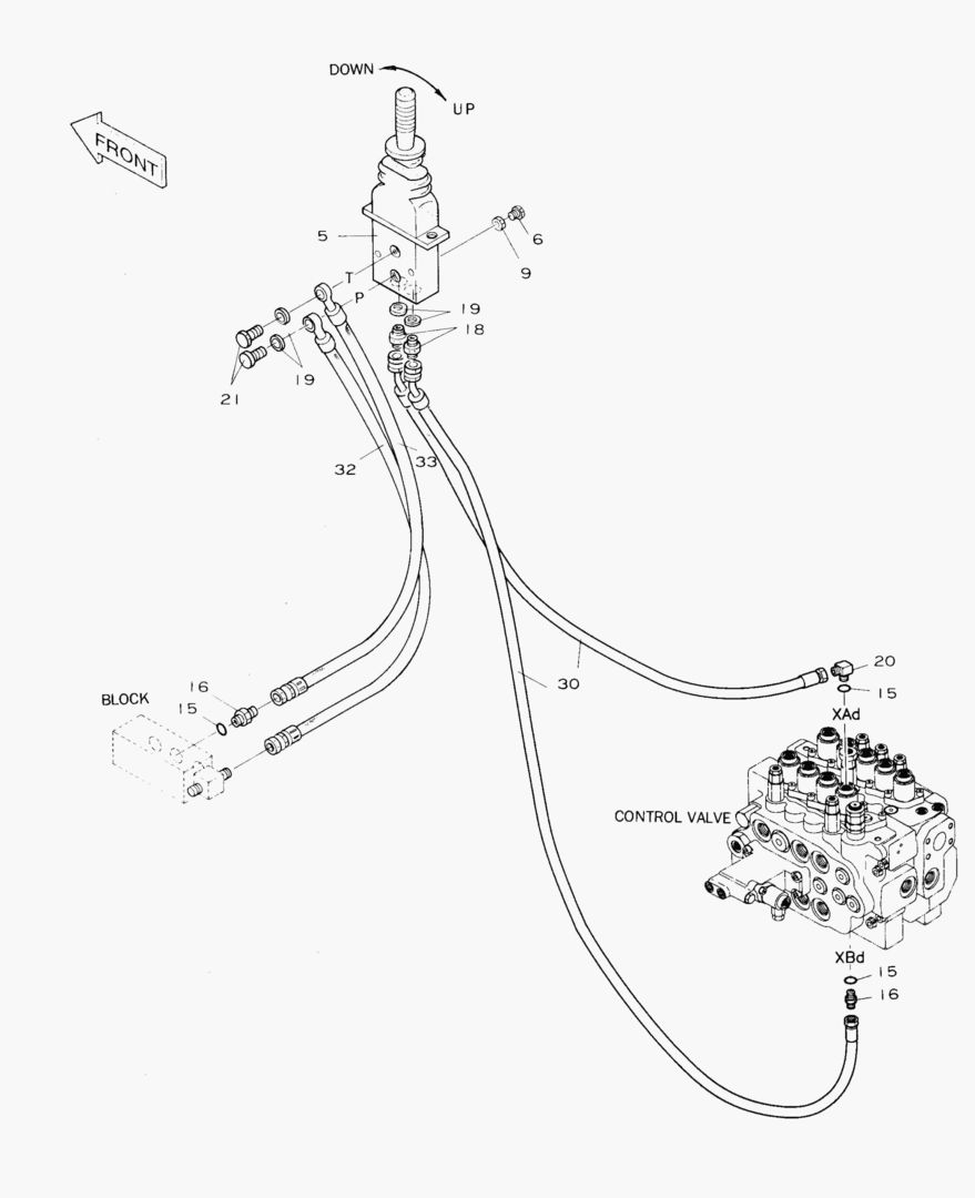 ТРУБОПРОВОД СЕРВОУПРАВЛЕНИЯ(10)-DX22