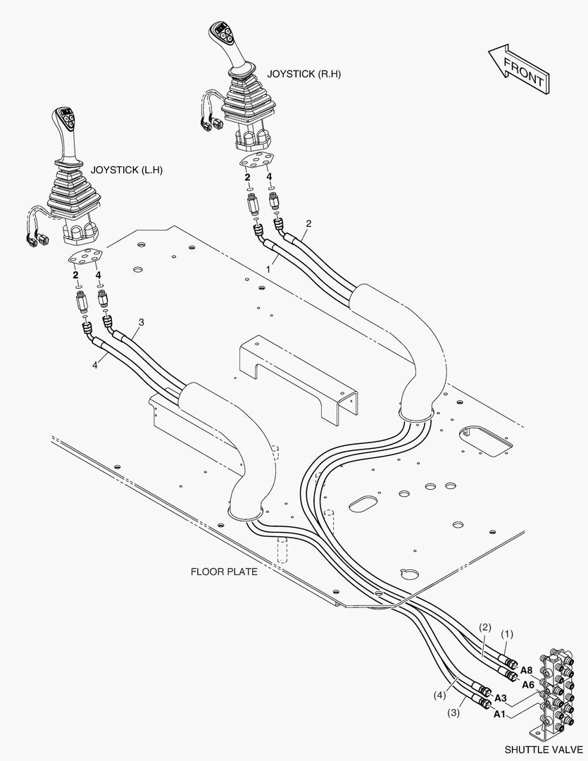 ТРУБОПРОВОД СЕРВОУПРАВЛЕНИЯ(9)