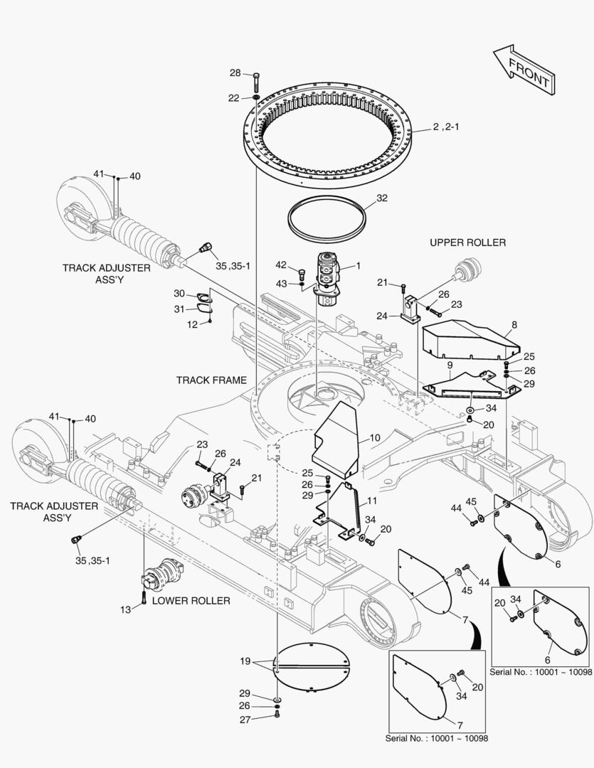 КОМПЛЕКТУЮЩИЕ ГУСЕНИЦЫ