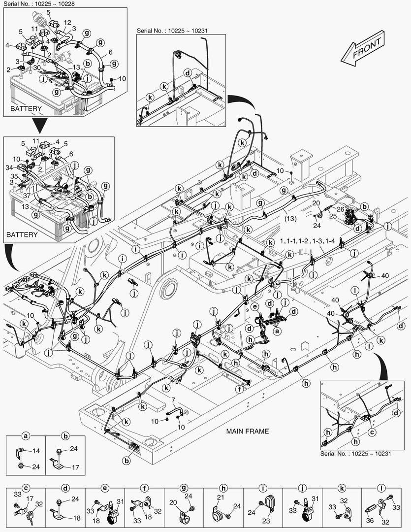 1802 ELECTRIC PARTS - WIRING HARNESS [10225~]