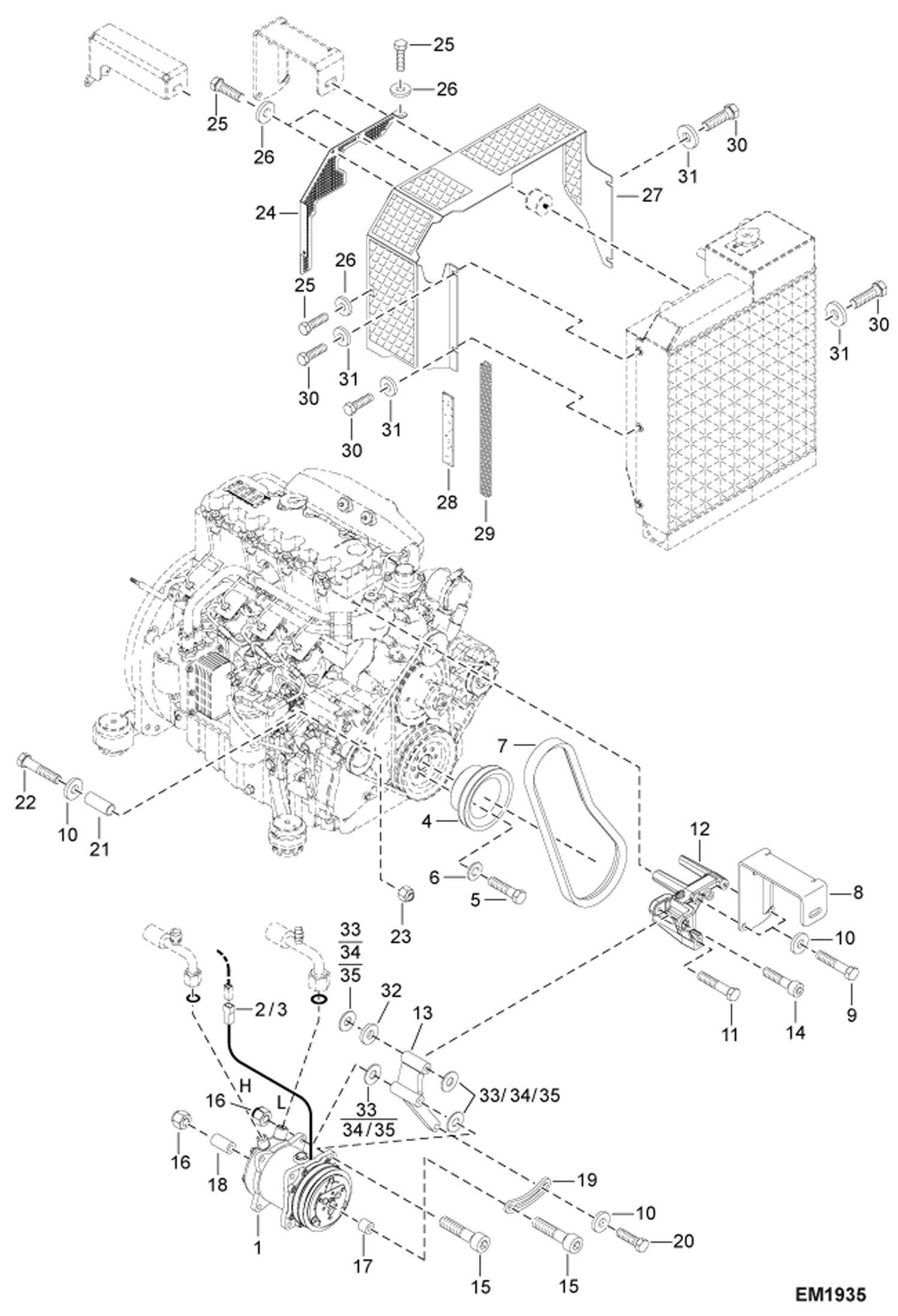 КОНДИЦИОНЕР 2 (СЕРИЙНЫЙ НОМЕР ADBR11001 - 11168, ADBS11001 - 11168)