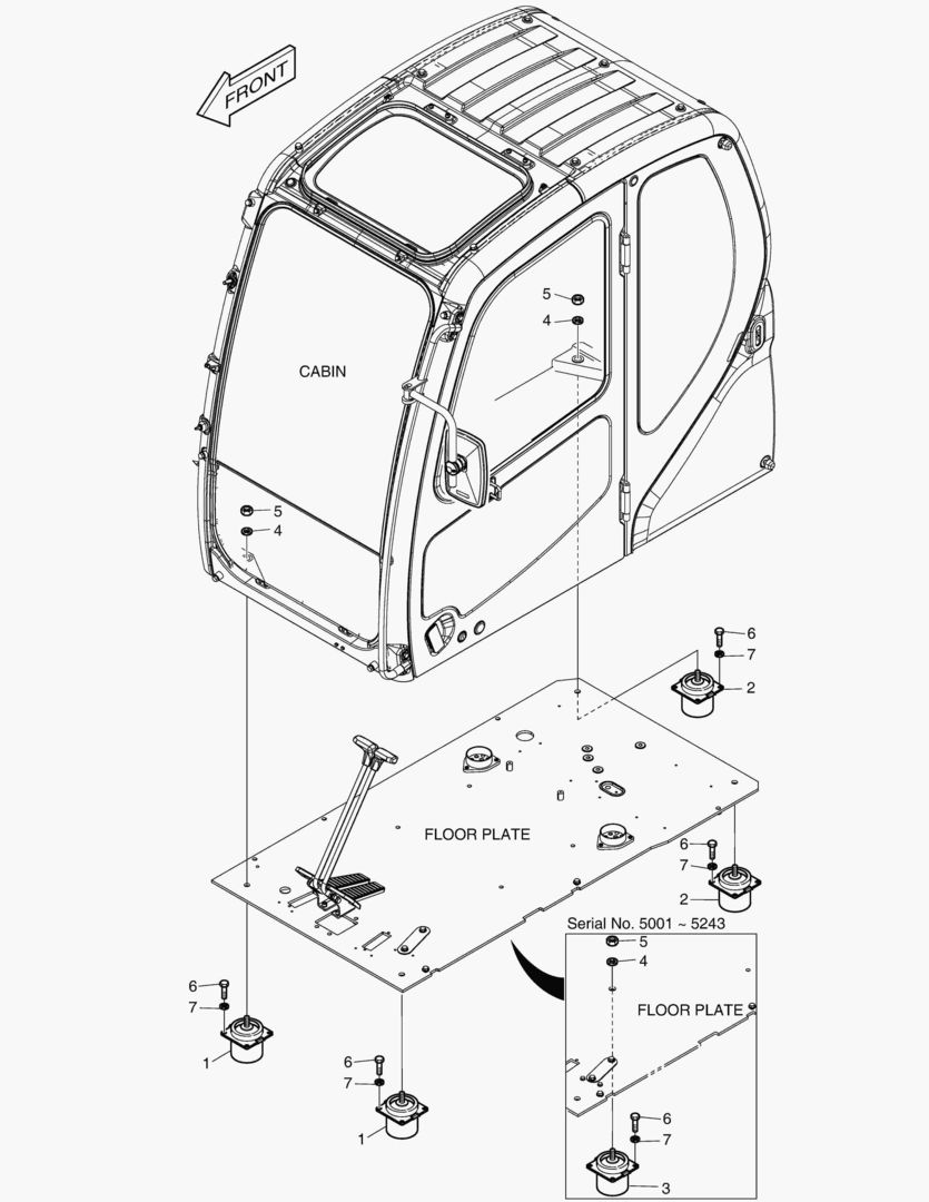 УСТАНОВКА КАБИНЫ