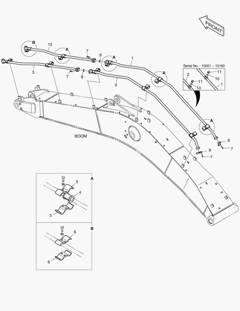 6230 BOOM PIPING - ONE & TWO WAY