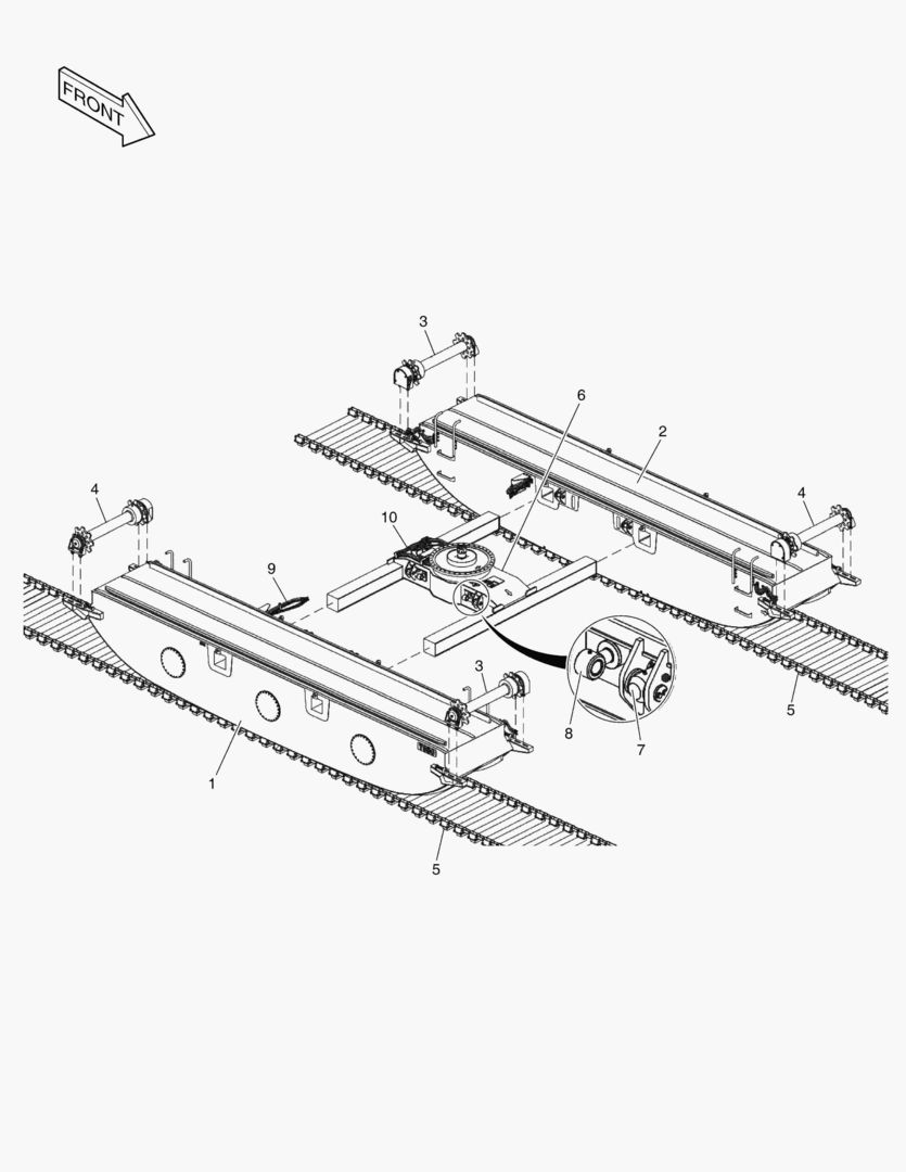2100 UNDERCARRIAGE ASSY