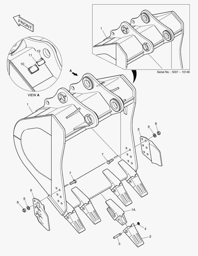3120 BUCKET ASS`Y - 2.14mВі