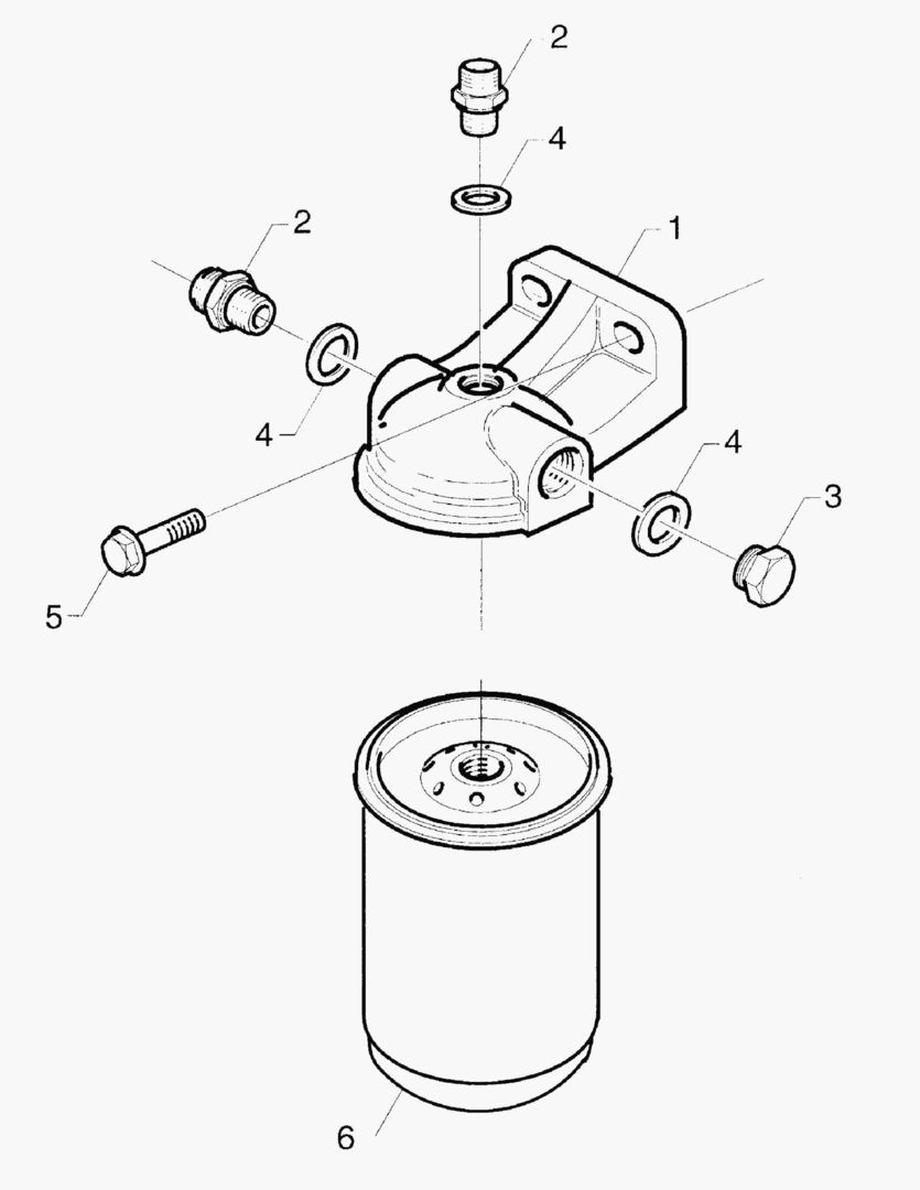 G010-76 FUEL FILTER; FILTER HEAD