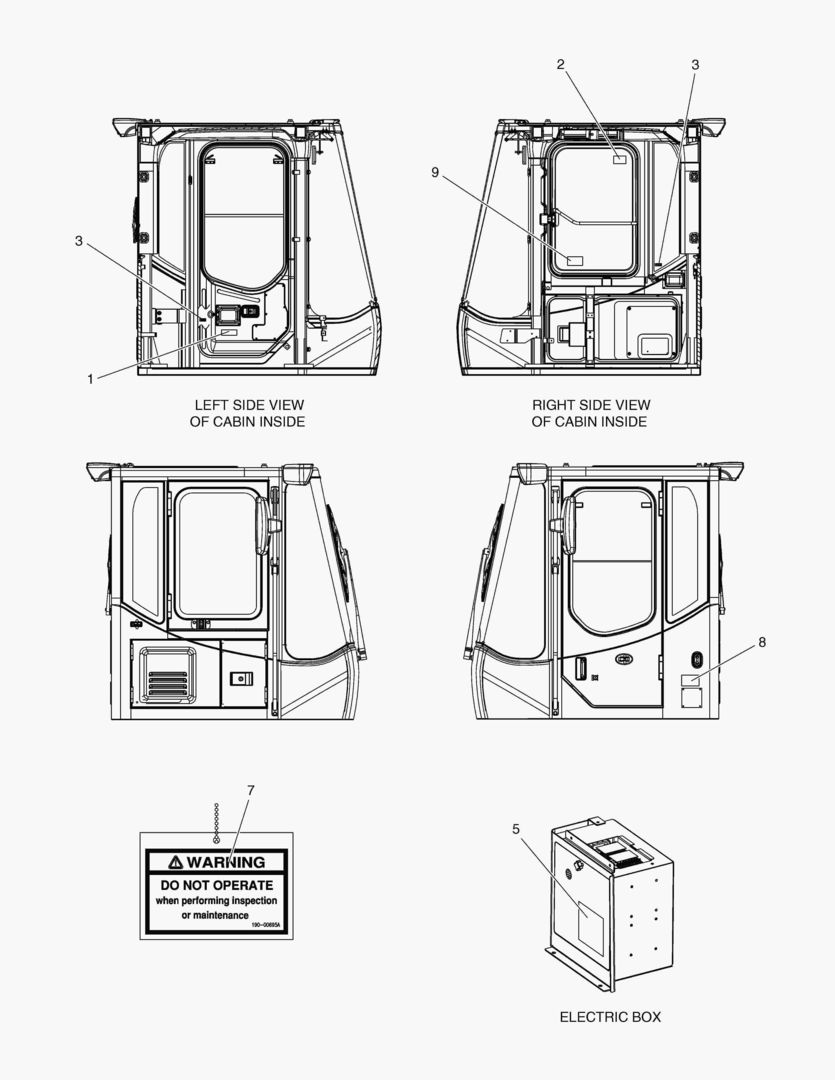4180 DECAL - CABIN(EXPORT) [10001~10633]