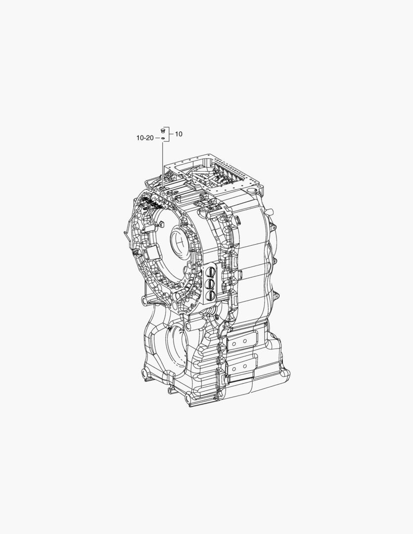 G070-150 GEARBOX HOUSING - TOP
