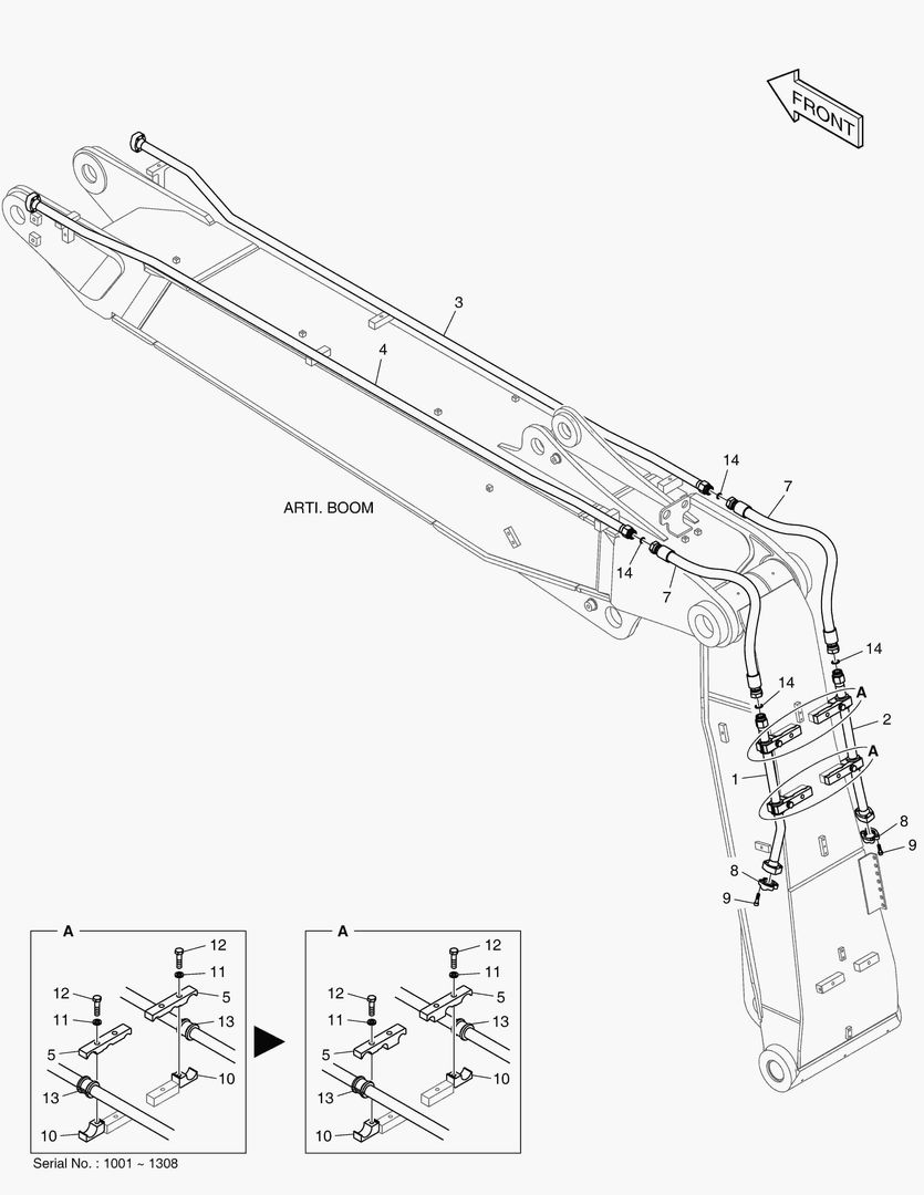 7200 ARTI.BOOM PIPING - ONE & TWO WAY